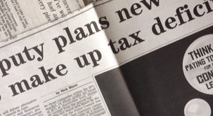 Press clip of new tax